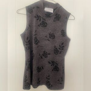 Rose sleeveless blouse